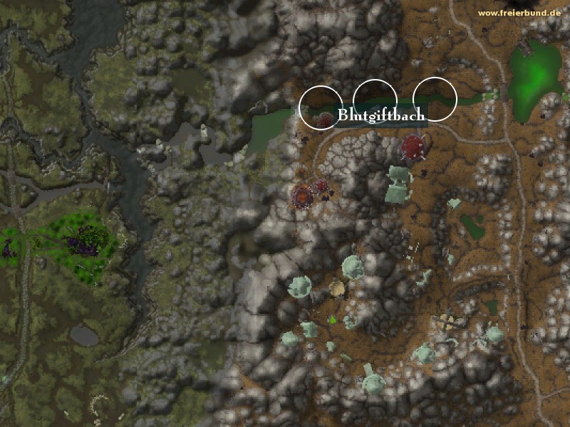Blutgiftbach (Bloodvenom River) Landmark WoW World of Warcraft 