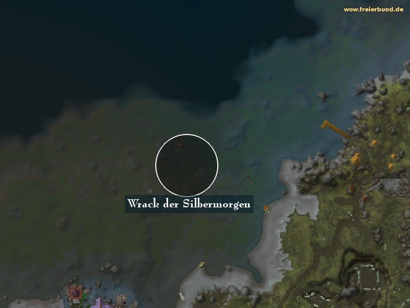 Wrack der Silbermorgen (Wreckage of the Silver Dawning) Landmark WoW World of Warcraft 