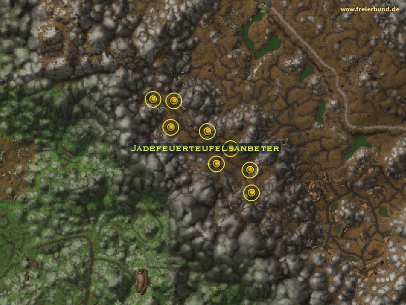 Jadefeuerteufelsanbeter (Jadefire Felsworn) Monster WoW World of Warcraft 