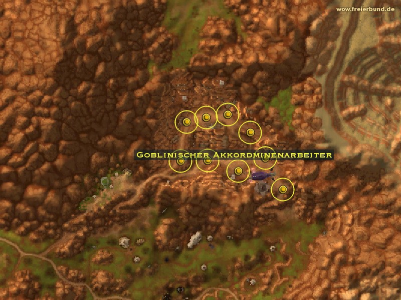 Goblinischer Akkordminenarbeiter (Goblin Stripminer) Monster WoW World of Warcraft 
