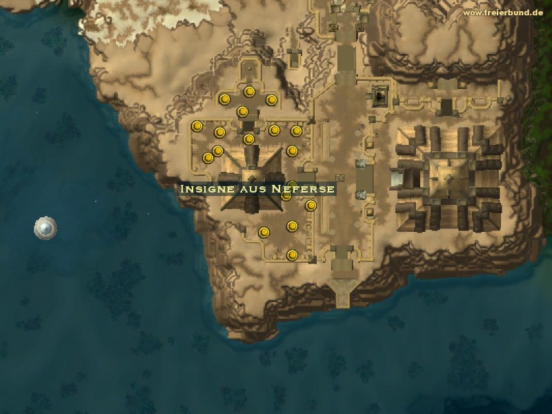 Insigne aus Neferse (Neferset Insignia) Quest-Gegenstand WoW World of Warcraft 
