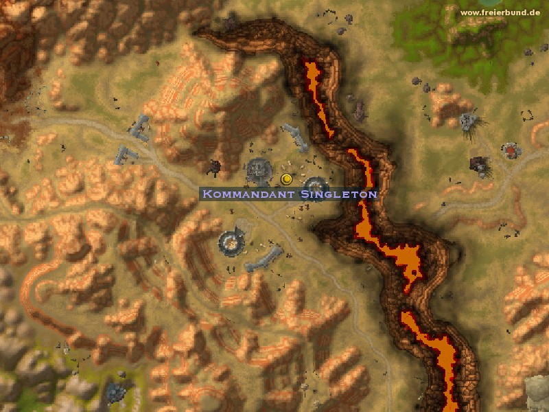 Kommandant Singleton (Commander Singleton) Quest NSC WoW World of Warcraft 