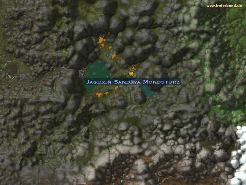 Jägerin Sandrya Mondsturz (Huntress Sandrya Moonfall) Quest NSC WoW World of Warcraft 
