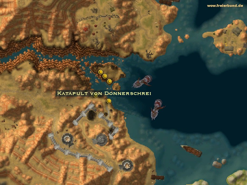 Katapult von Donnerschrei (Rageroar Catapult) Quest-Gegenstand WoW World of Warcraft 