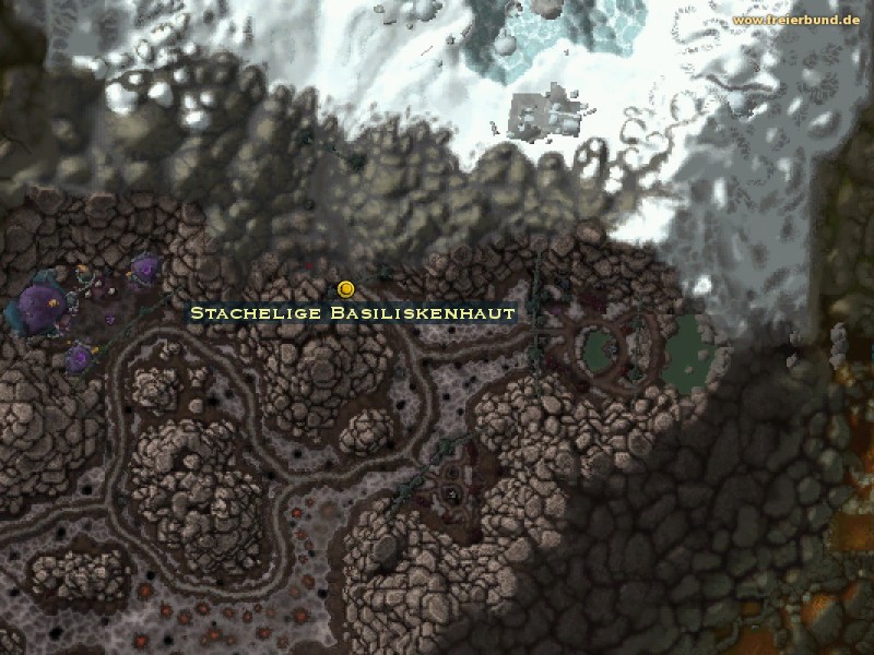 Stachelige Basiliskenhaut (Spiked Basilisk Hide) Quest-Gegenstand WoW World of Warcraft 