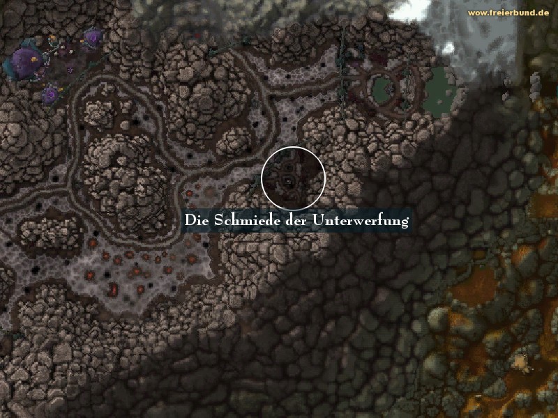 Die Schmiede der Unterwerfung (The Forge of Supplication) Landmark WoW World of Warcraft 