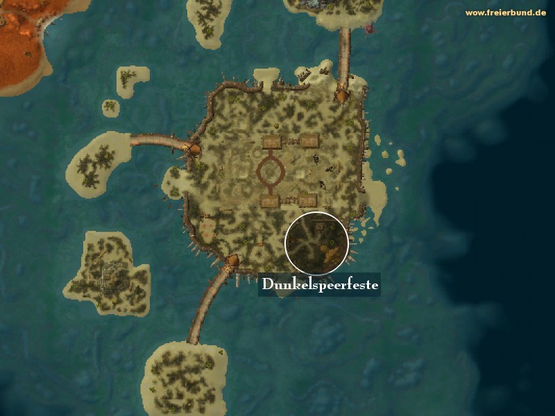 Dunkelspeerfeste (Darkspear Hold) Landmark WoW World of Warcraft 