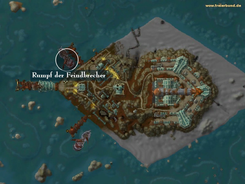 Rumpf der Feindbrecher (Hull of the Foebreaker) Landmark WoW World of Warcraft 