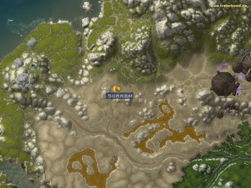 Sorrem (Sorrem) Quest NSC WoW World of Warcraft 