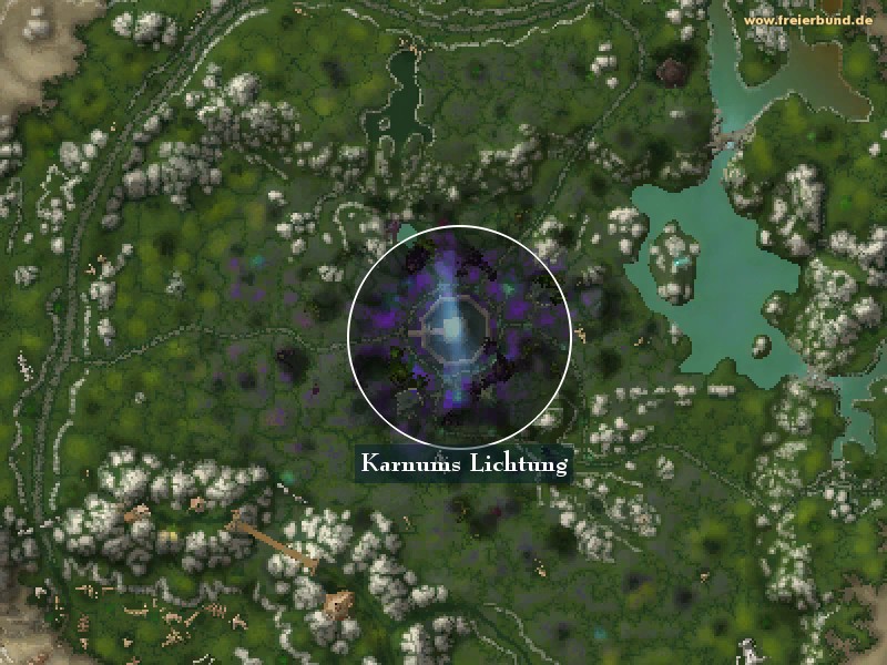 Karnums Lichtung (Karnum's Grove) Landmark WoW World of Warcraft 