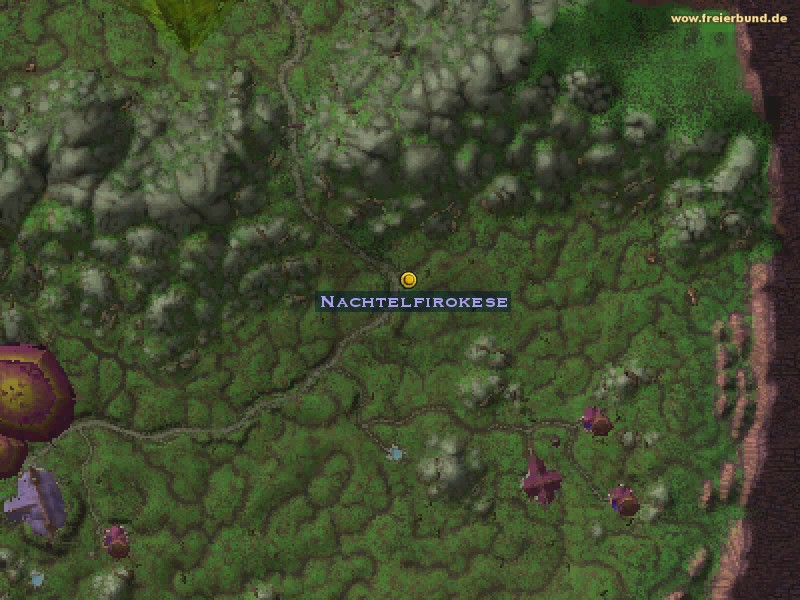 Nachtelfirokese (Night Elf Mohawk) Quest NSC WoW World of Warcraft 
