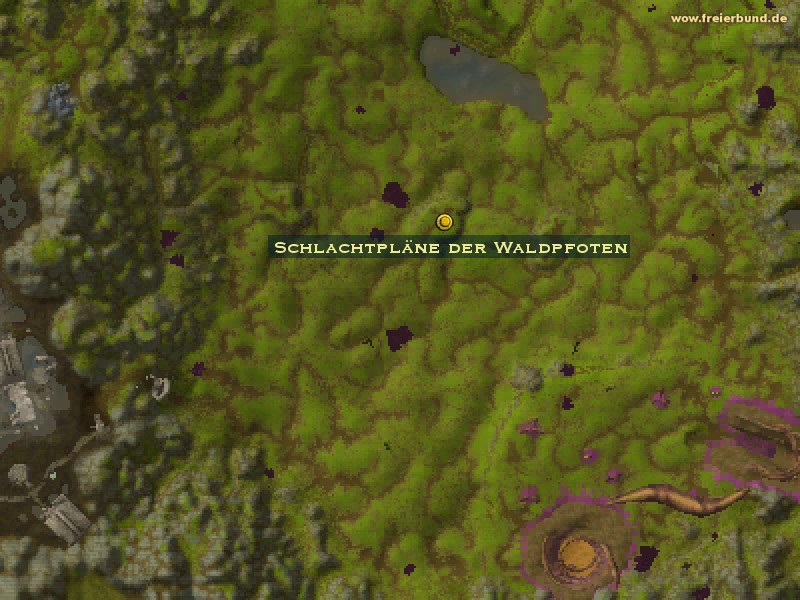 Schlachtpläne der Waldpfoten (Woodpaw Battle Plans) Quest-Gegenstand WoW World of Warcraft 