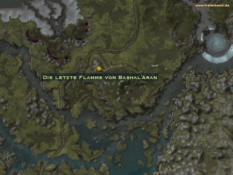 Die letzte Flamme von Bashal'Aran (The Final Flame of Bashal'Aran) Quest-Gegenstand WoW World of Warcraft 