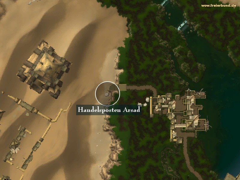 Handelsposten Arsad (Arsad Trade Post) Landmark WoW World of Warcraft 