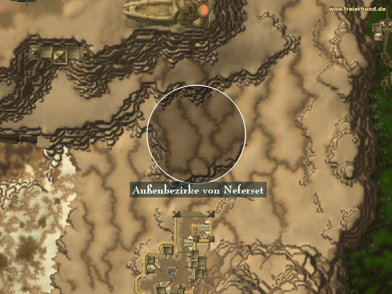 Außenbezirke von Neferset (Neferset City Outskirts) Landmark WoW World of Warcraft 