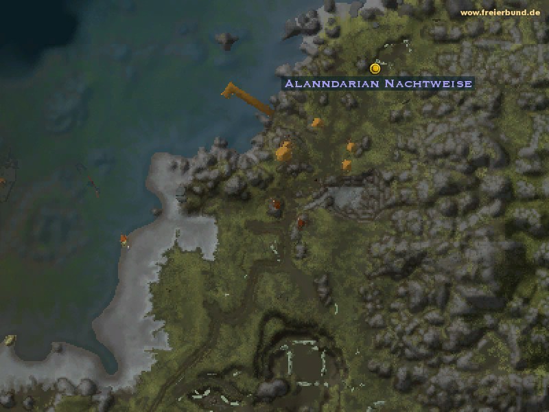 Alanndarian Nachtweise (Alanndarian Nightsong) Quest NSC WoW World of Warcraft 