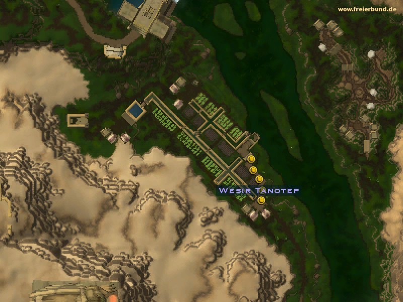 Wesir Tanotep (Vizier Tanotep) Quest NSC WoW World of Warcraft 