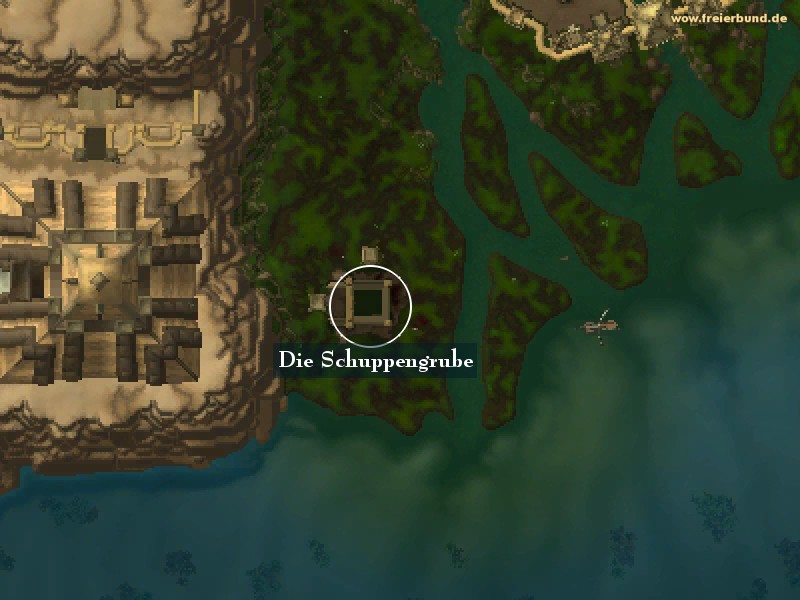 Die Schuppengrube (The Pit of Scales) Landmark WoW World of Warcraft 