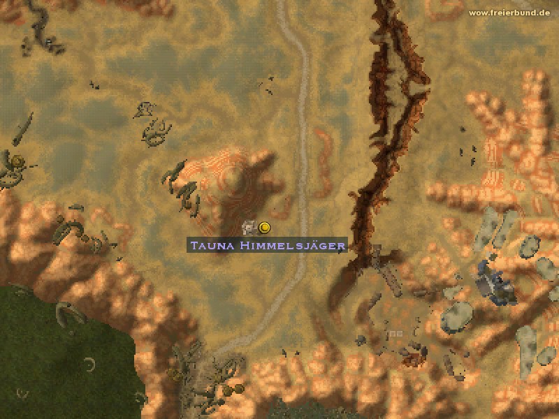 Tauna Himmelsjäger (Tauna Skychaser	35	Südliches Brachland) Quest NSC WoW World of Warcraft 