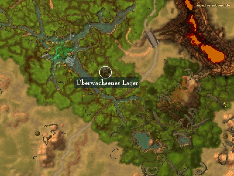 Überwachsenes Lager (Overgrown Camp) Landmark WoW World of Warcraft 