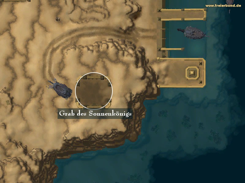 Grab des Sonnenkönigs (Tomb of the Sun King) Landmark WoW World of Warcraft 