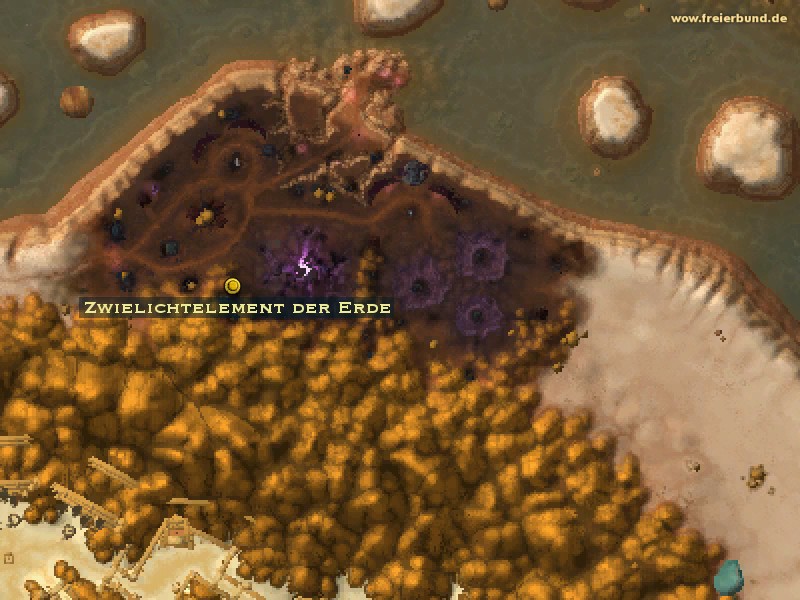 Zwielichtelement der Erde (Twilight Element of Earth) Quest-Gegenstand WoW World of Warcraft 