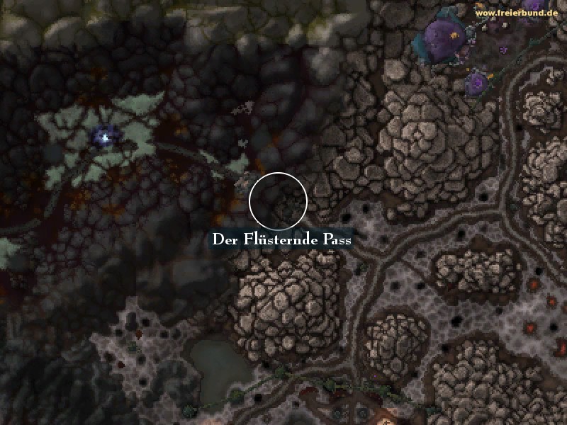 Der Flüsternde Pass (Darkwhisper Pass) Landmark WoW World of Warcraft 