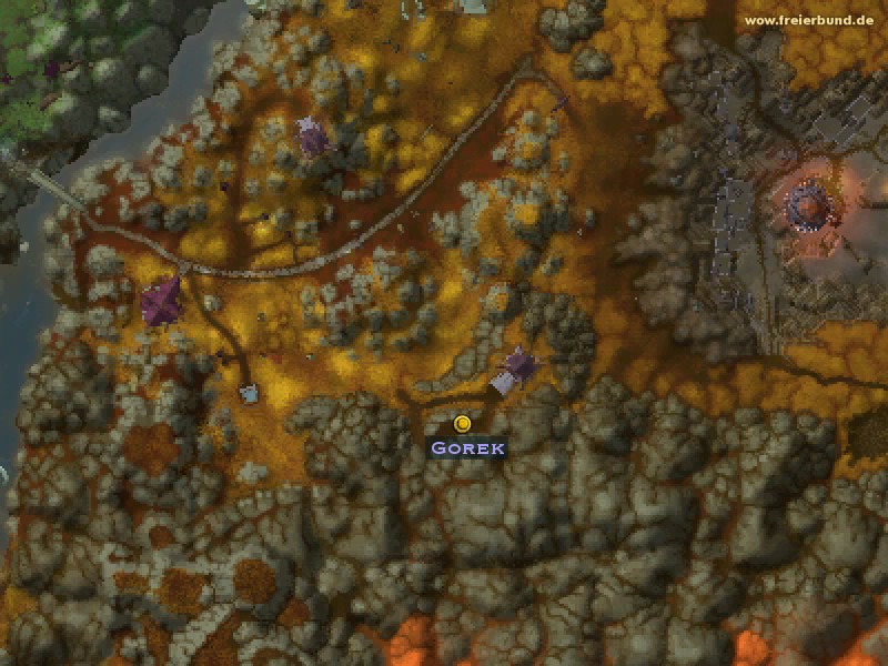 Gorek (Gorek) Quest NSC WoW World of Warcraft 