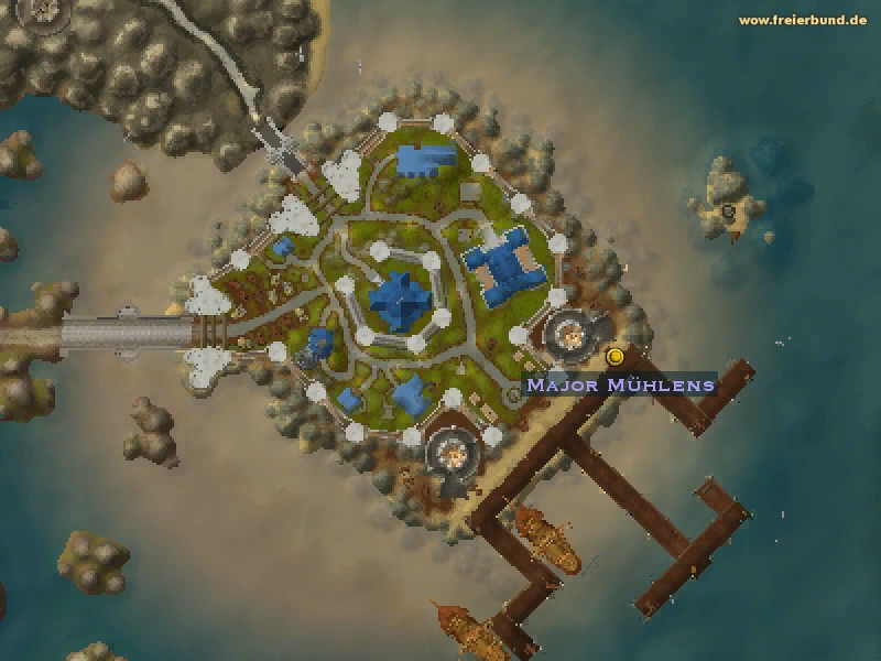 Major Mühlens (Major Mühlens) Quest NSC WoW World of Warcraft 