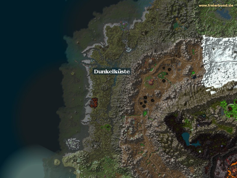 Dunkelküste (Darkshore) Zone WoW World of Warcraft 