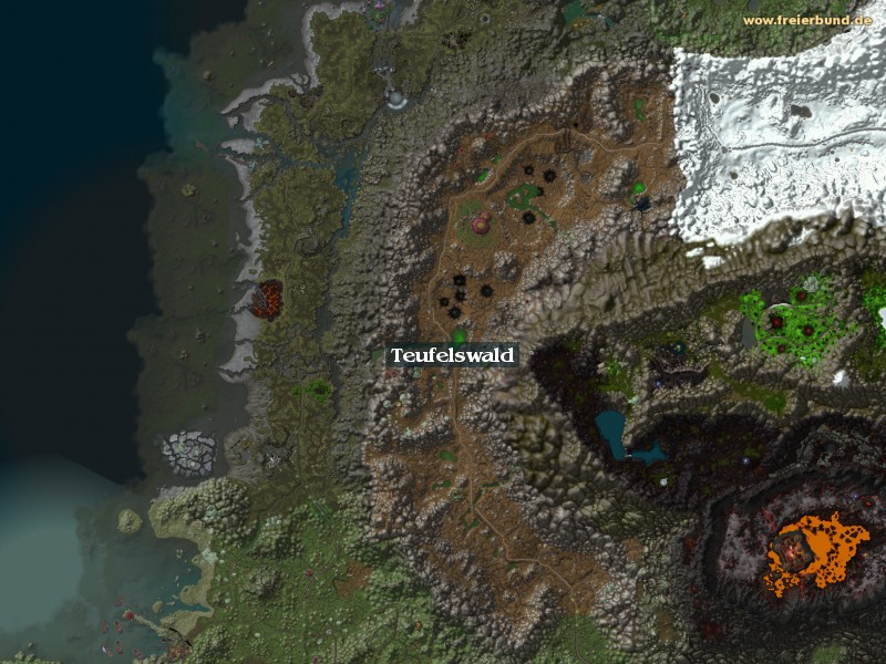 Teufelswald (Felwood) Zone WoW World of Warcraft 
