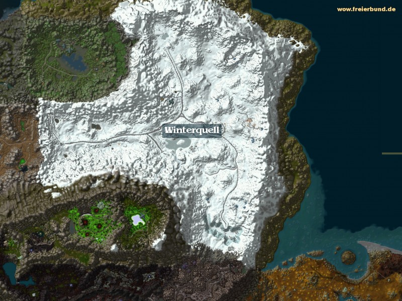 Winterquell (Winterspring) Zone WoW World of Warcraft 