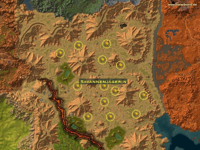 Savannenjägerin (Savannenjägerin) Monster WoW World of Warcraft 