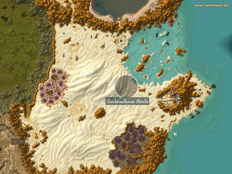 Zerbrochene Säule (Broken Pillar) Landmark WoW World of Warcraft 