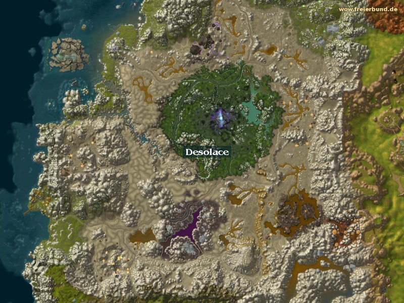Desolace (Desolace) Zone WoW World of Warcraft 