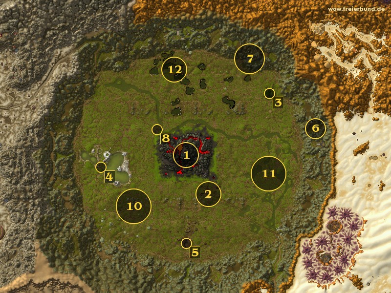 Erforscht den Krater von Un'Goro (Explore Un'Goro Crater) Erfolg WoW World of Warcraft 