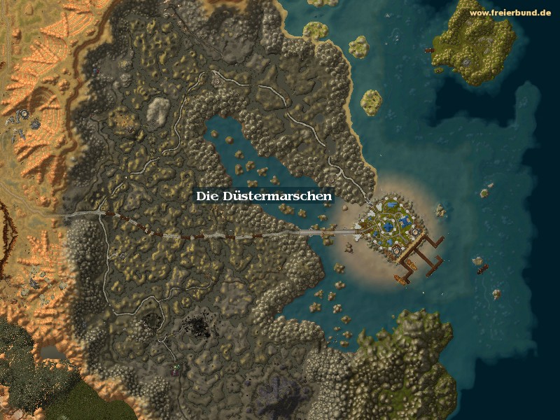 Die Düstermarschen (Dustwallow Marsh) Zone WoW World of Warcraft 