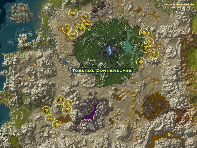 Tobende Donnerechse (Raging Thunder Lizard) Monster WoW World of Warcraft 