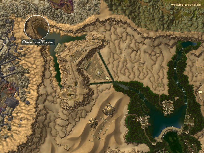 Oase von Vir'sar (Oasis of Vir'sar) Landmark WoW World of Warcraft 