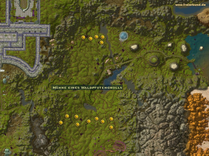 Mähne eines Waldpfotengnolls (Woodpaw Gnoll Mane) Quest-Gegenstand WoW World of Warcraft 