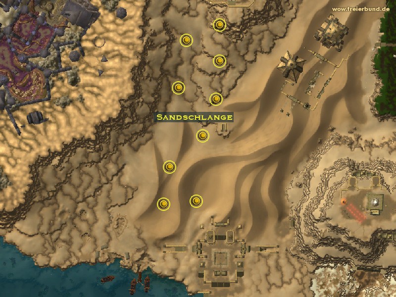 Sandschlange (Sand Serpent) Monster WoW World of Warcraft 