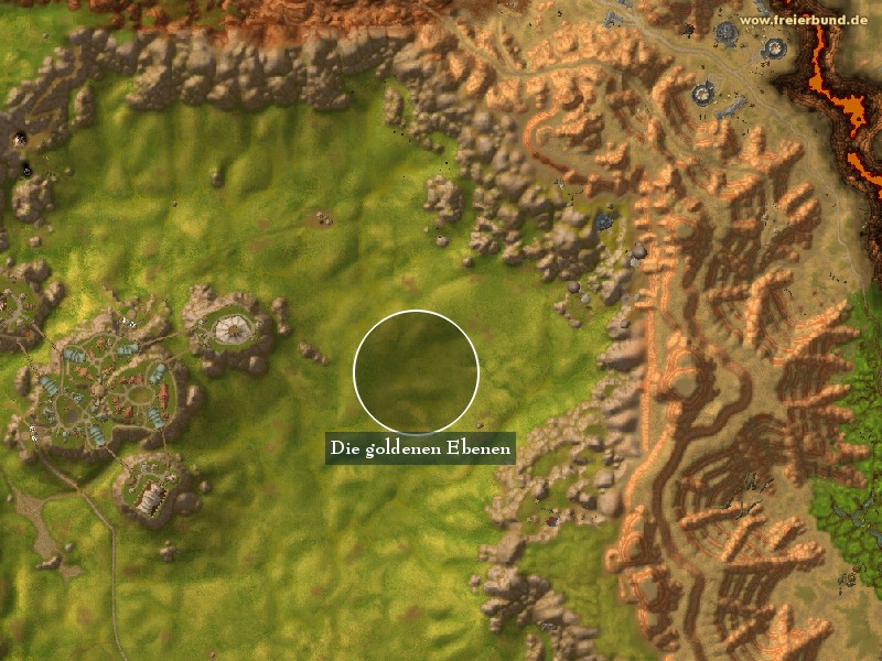 Die goldenen Ebenen (The Golden Plains) Landmark WoW World of Warcraft 