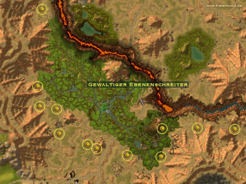 Gewaltiger Ebenenschreiter (Towering Plainstrider) Monster WoW World of Warcraft 