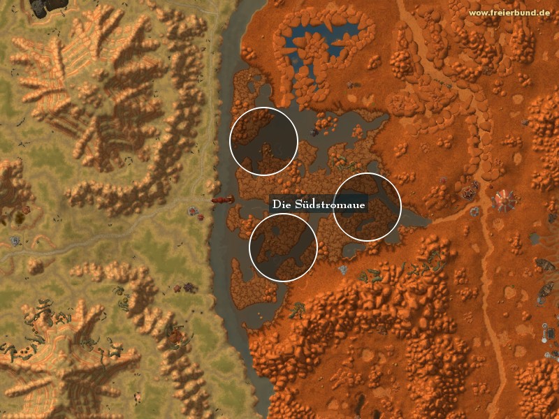 Die Südstromaue (Southfury Watershed) Landmark WoW World of Warcraft 