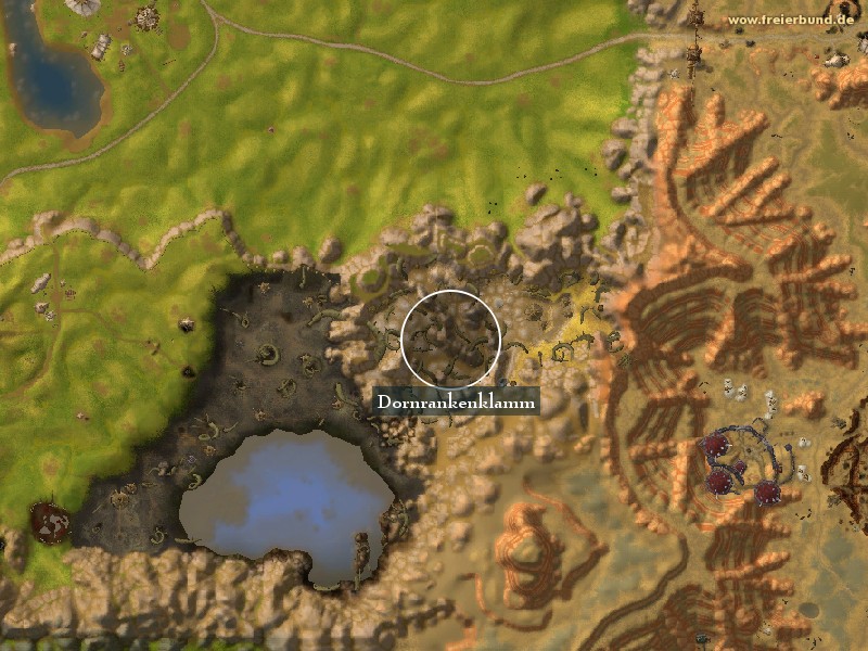 Dornrankenklamm (Brambleblade Ravine) Landmark WoW World of Warcraft 