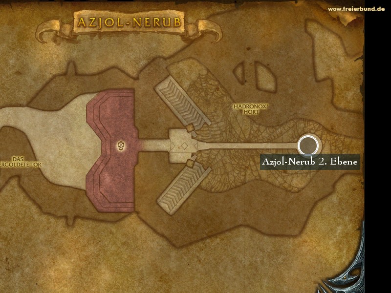 Azjol-Nerub 2. Ebene (Azjol-Nerub 2. Stage) Landmark WoW World of Warcraft 