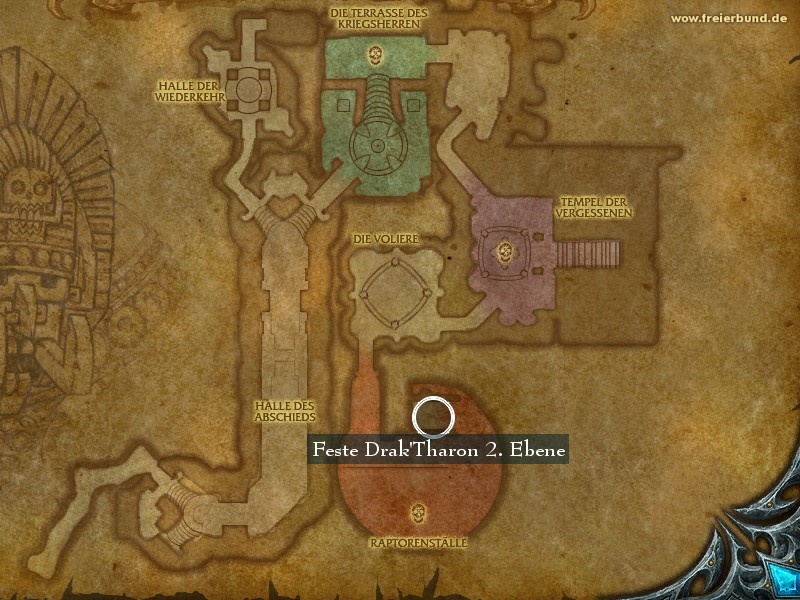 Feste Drak'Tharon 2. Ebene (Drak'Tharon Keep 2. Stage) Landmark WoW World of Warcraft 