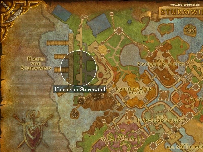 Hafen von Sturmwind (Stormwind Harbor) Landmark WoW World of Warcraft 