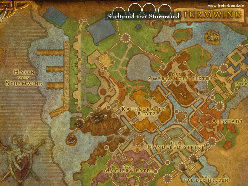Stadtrand von Sturmwind (Stormwind City Outskirts) Landmark WoW World of Warcraft 