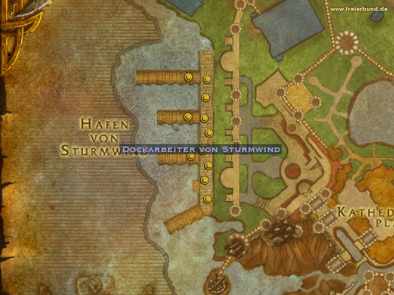 Dockarbeiter von Sturmwind (Stormwind Dock Worker) Quest NSC WoW World of Warcraft 